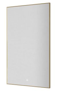 Зеркало с подсветкой Armadi Art Modern 569-G 60 см сенсорный выключатель антизапотевание золото